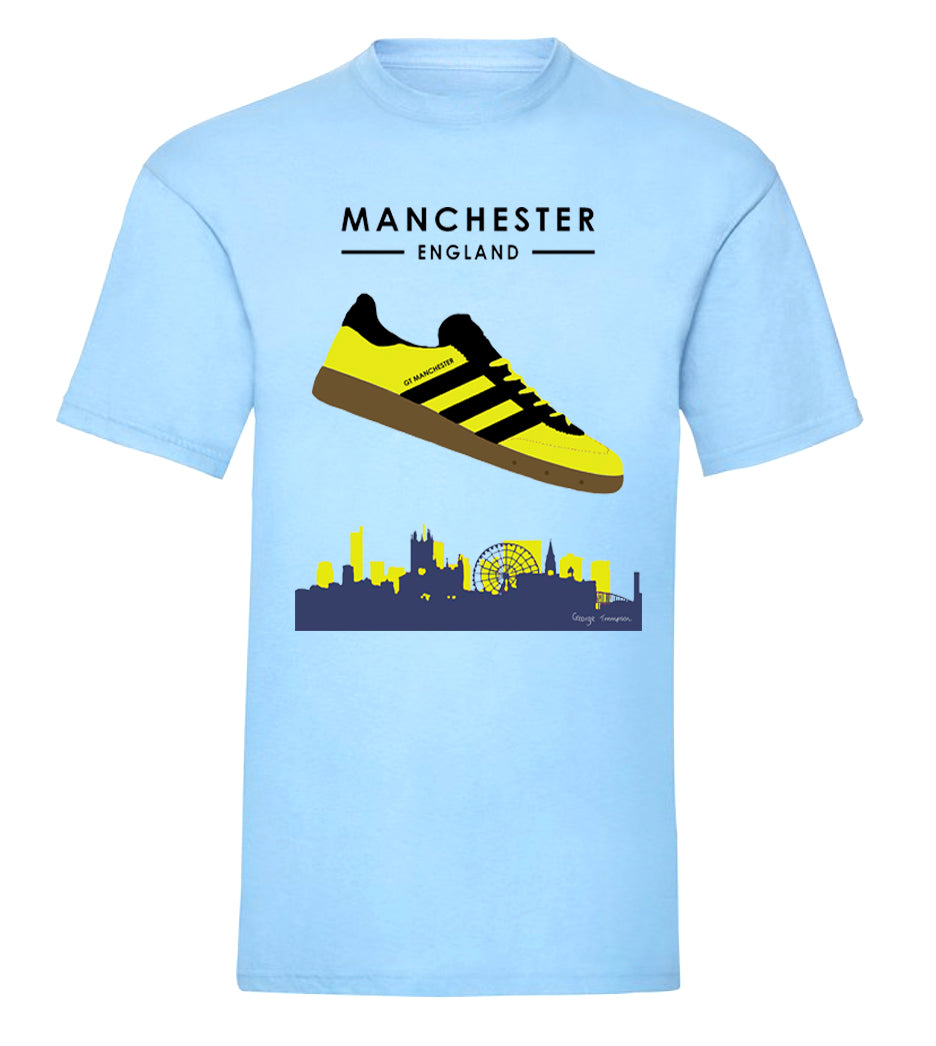 Sky blue Manchester - Adidas inspired Sky Blue Manchester t-shirt.