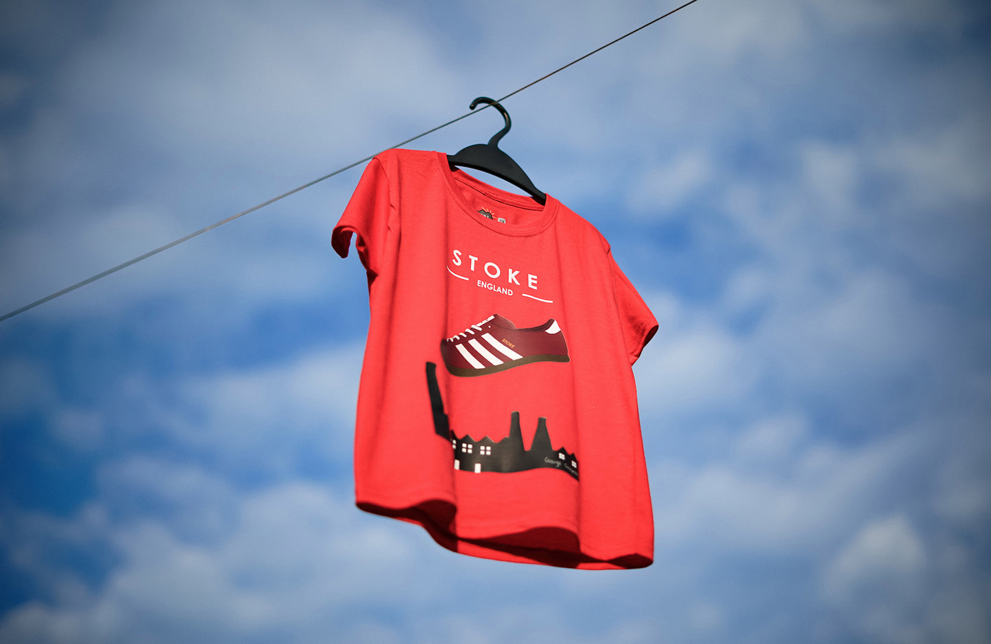 Kids Stoke - Adidas inspired Stoke t-shirt. All t-shirts are printed to order. Please allow 21 working day lead times.