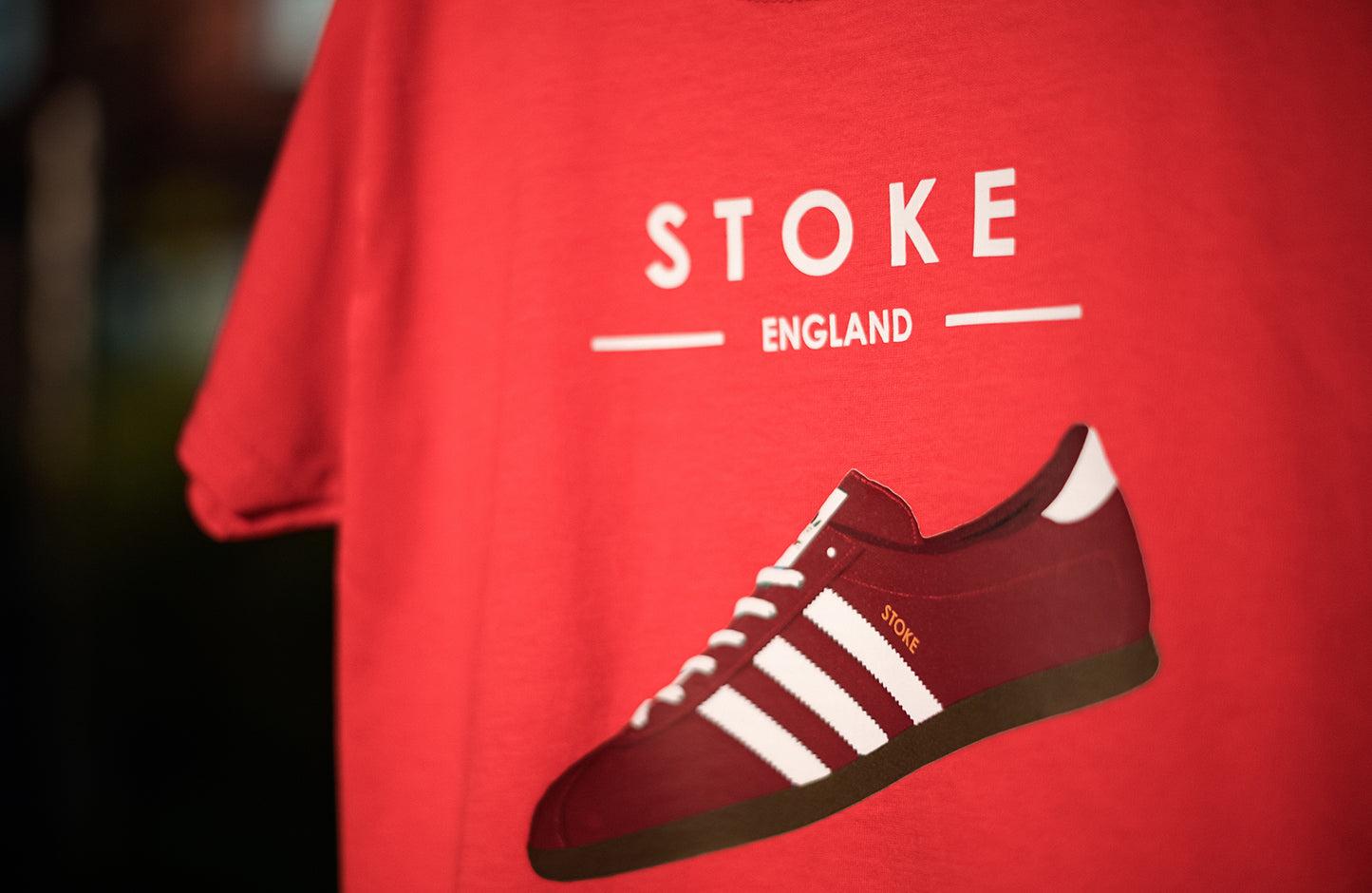 Kids Stoke - Adidas inspired Stoke t-shirt. All t-shirts are printed to order. Please allow 21 working day lead times.