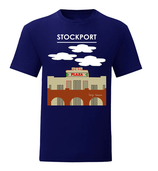 Stockport Plaza t-shirt. All t-shirts are printed to order. Please allow 21 working day lead times.