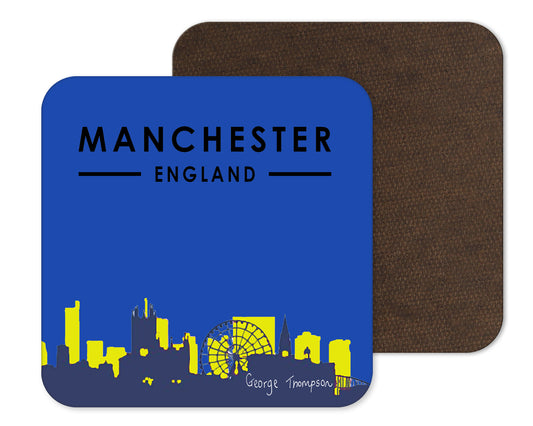 Manchester Coaster - Blue