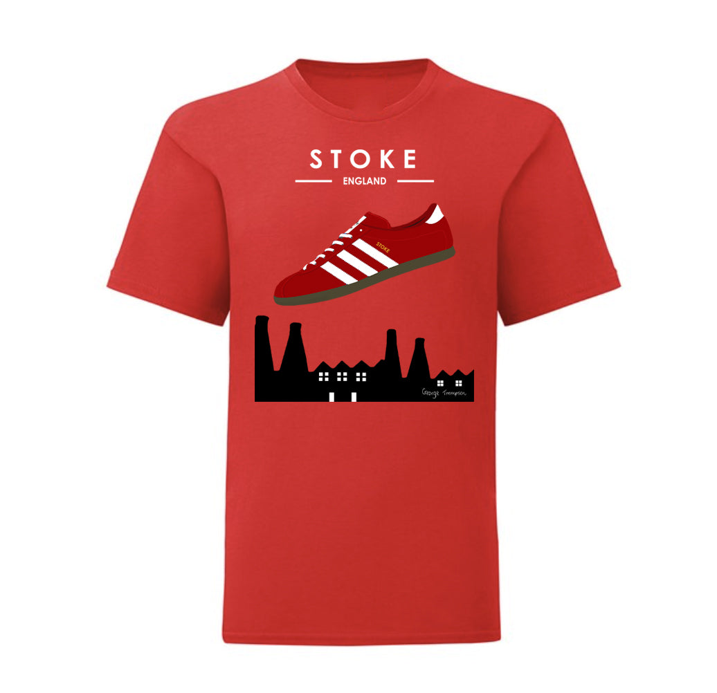 Kids Stoke - Adidas inspired Stoke t-shirt. All t-shirts are printed to order. Please allow 21 working day lead times.